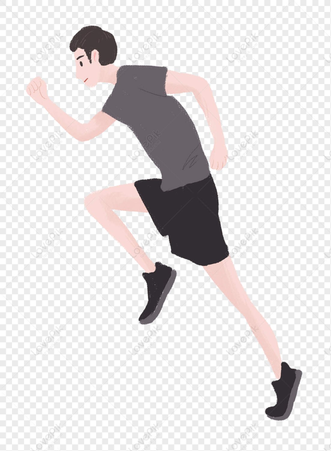 A Running Boy, Man Running, Running Sport, Athlete Running PNG Image ...