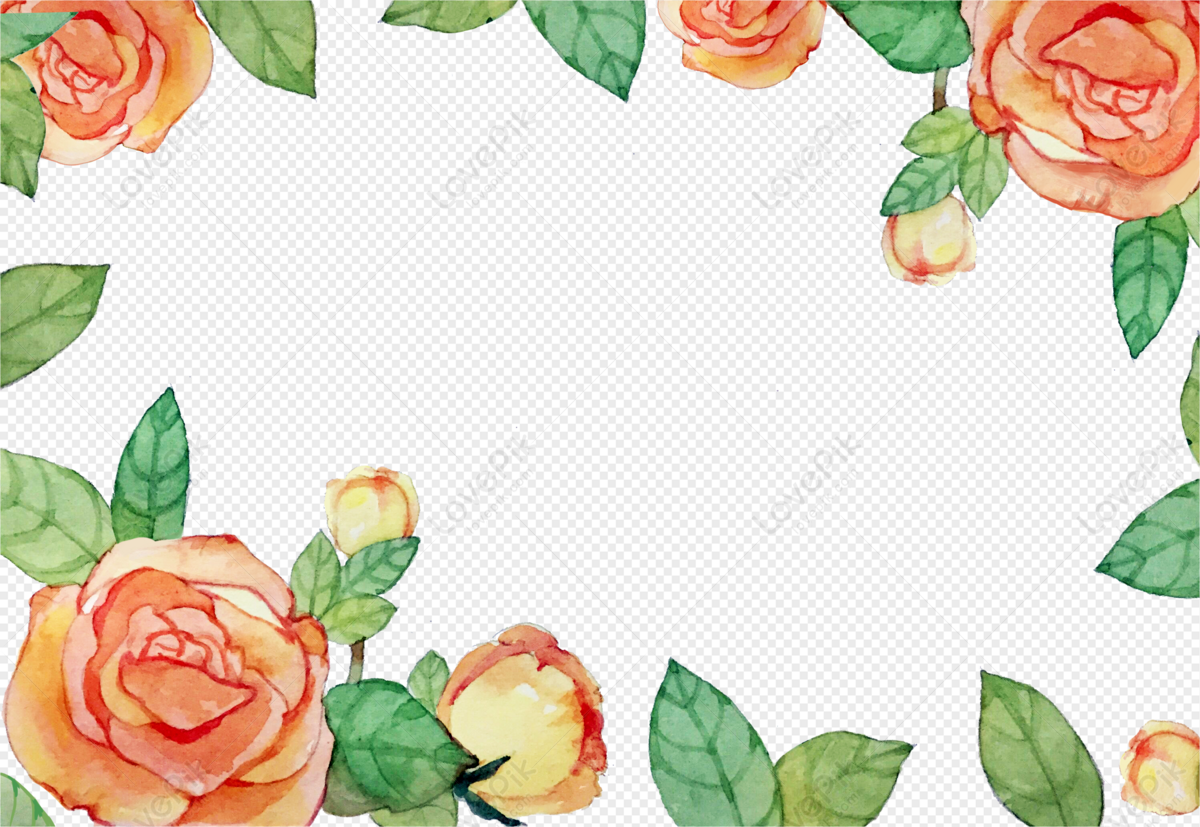 Flower Border Free PNG And Clipart Image For Free Download - Lovepik ...