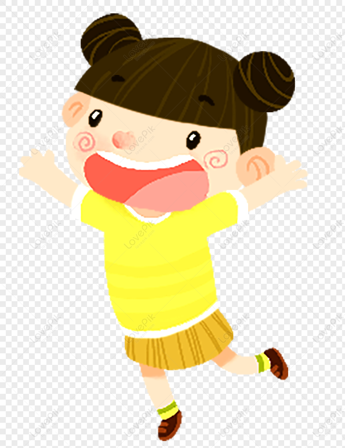 Happy Girl PNG Image And Clipart Image For Free Download - Lovepik ...