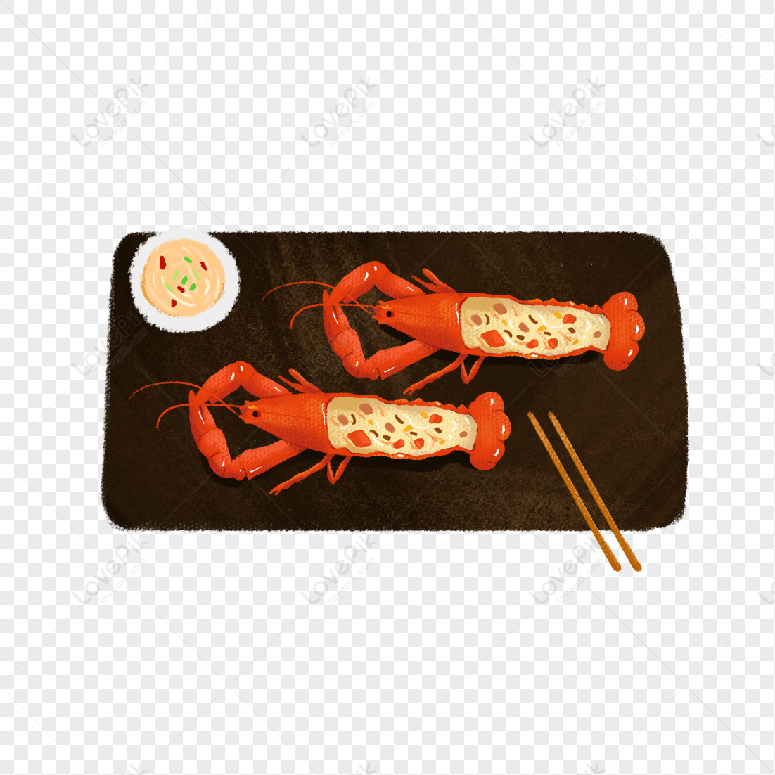 lobster dinner clipart