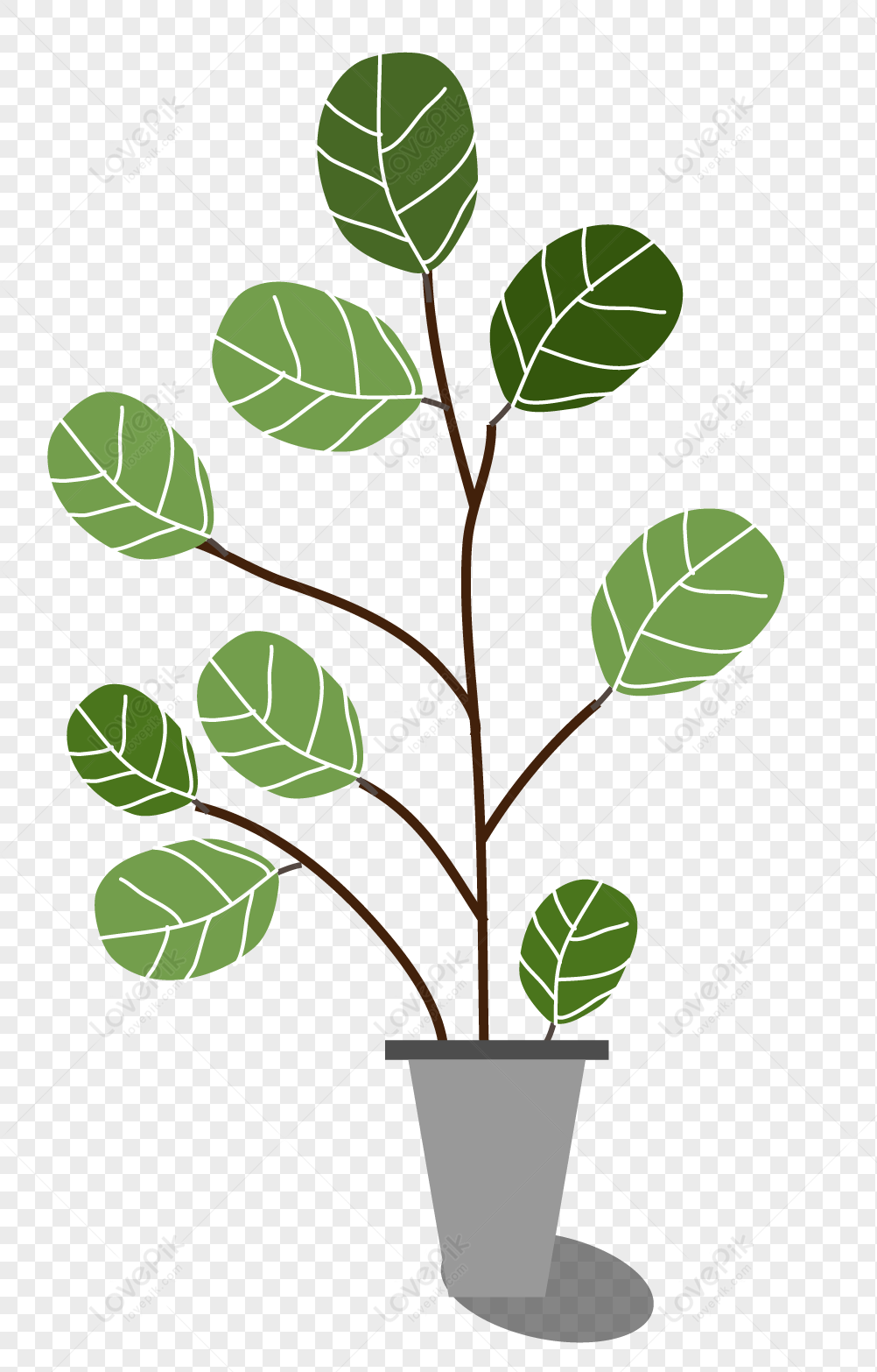 free clipart potted plants