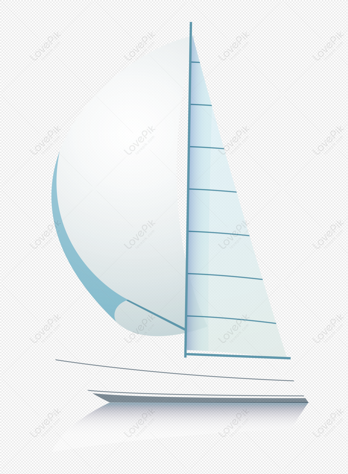Sailboat, sail sailing, light white, boat sail png image free download