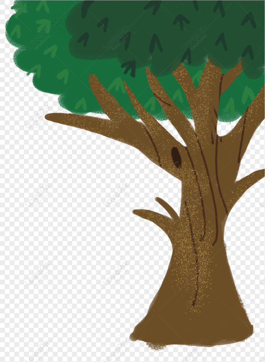 Tree, Tree Vector, Dark Tree, Cartoon Tree PNG Hd Transparent Image And ...