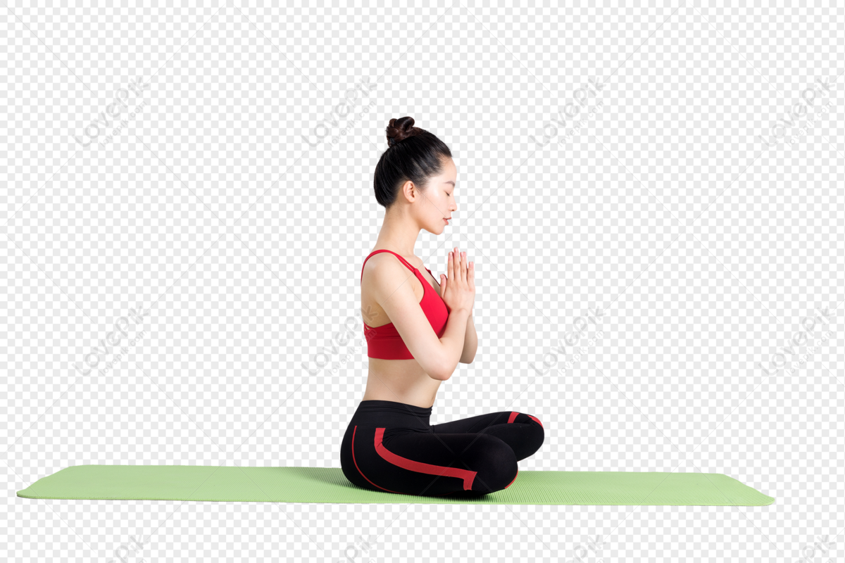 Hình ảnh Cô Gái Trẻ Tay Phong Trào Tập Yoga PNG Miễn Phí Tải Về ...
