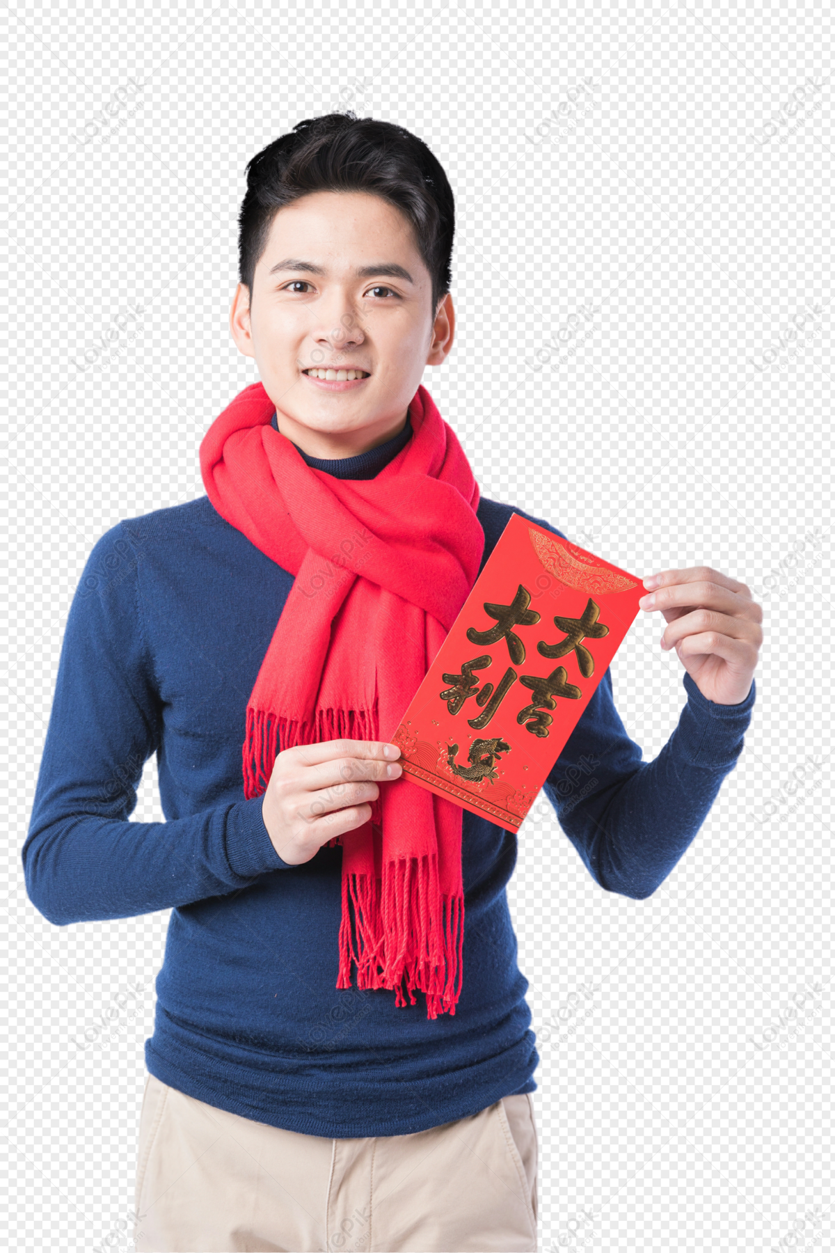 chinese new year red bag