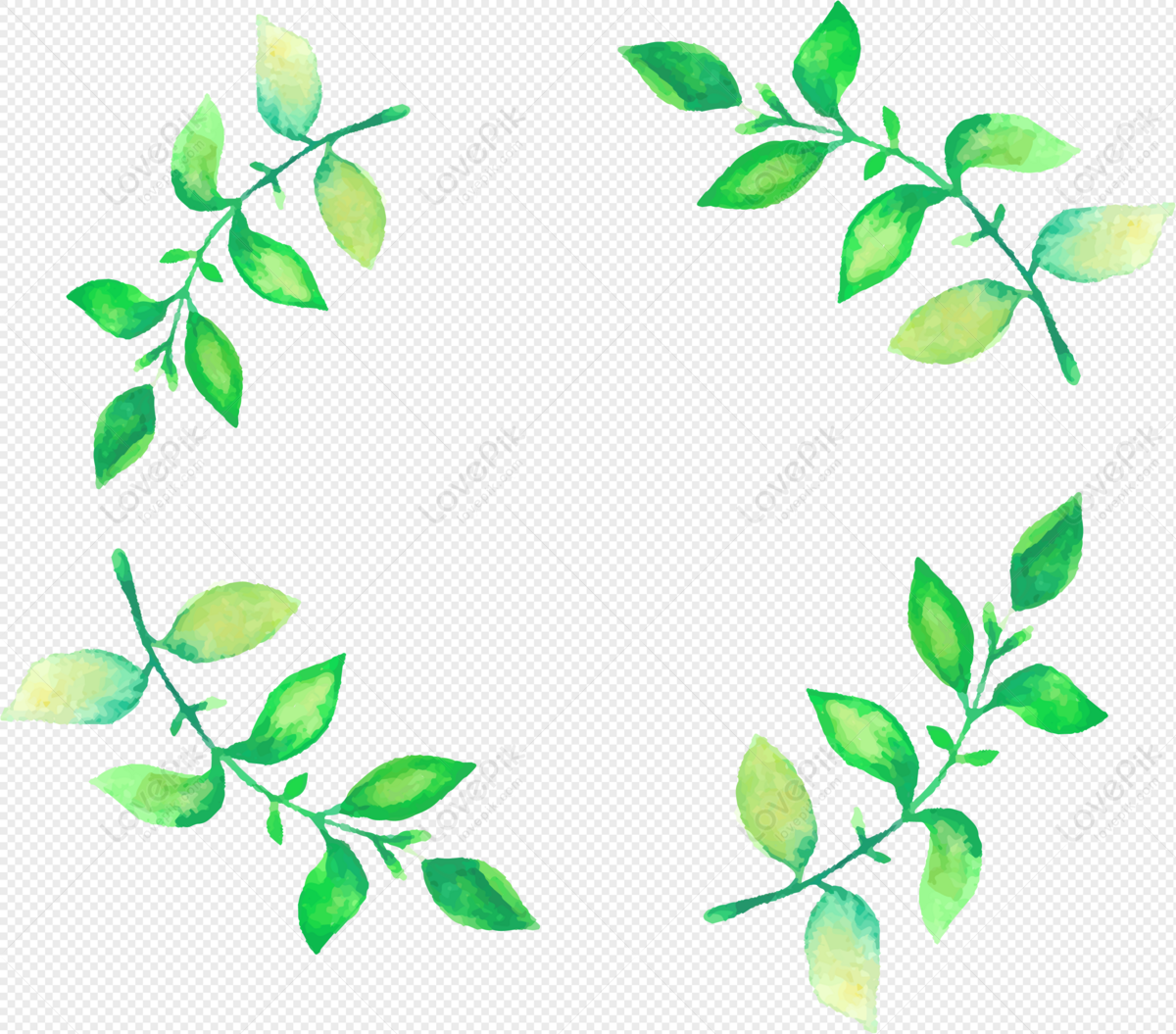 Hand Painted Vegetation PNG Hd Transparent Image And Clipart Image For ...