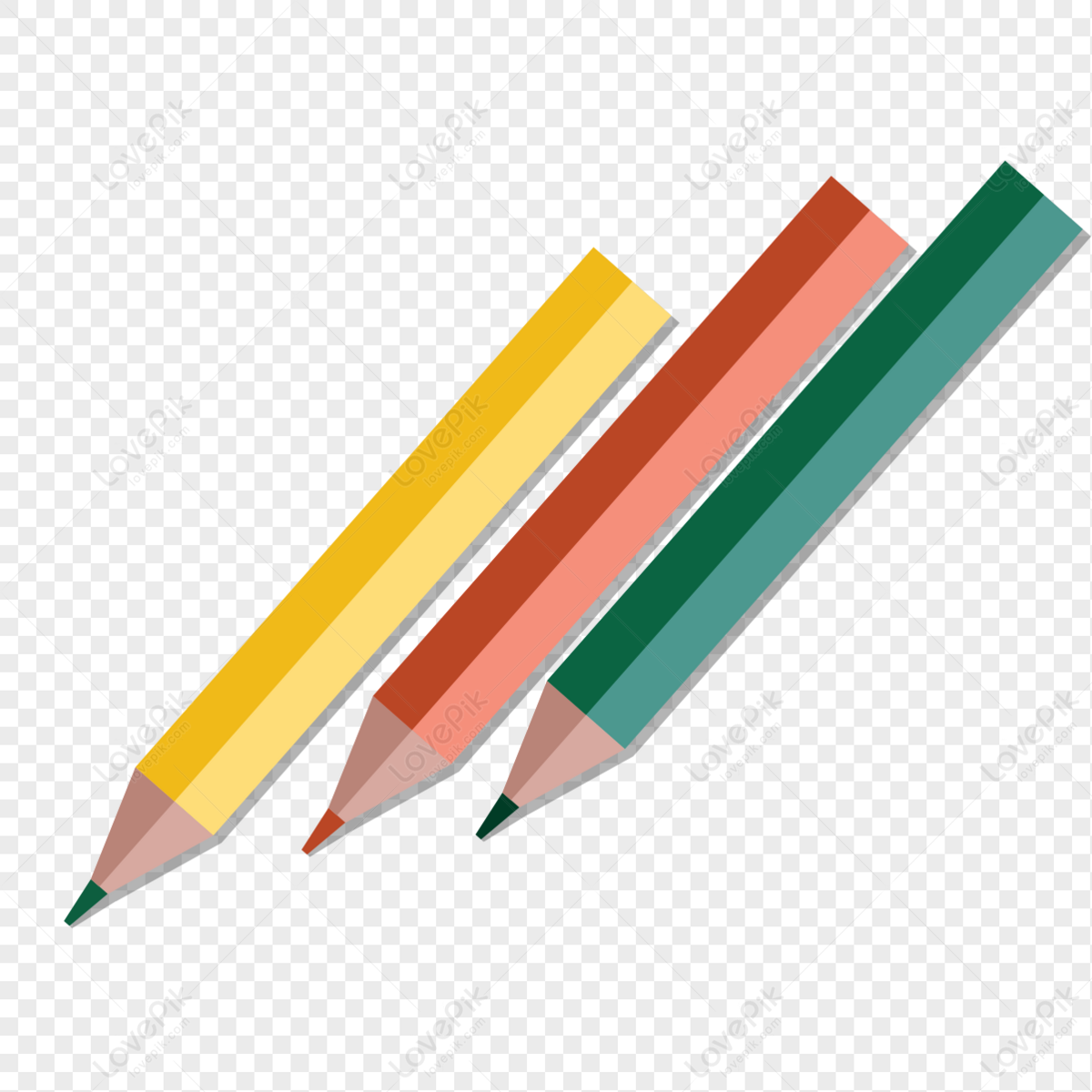 Hình ảnh Bút Chì Màu Vẽ Minh Họa Cho Các Yếu Tố Sáng Tạo Bằng Tay Ba  Chiều,cây Bút Chì PNG Miễn Phí Tải Về - Lovepik