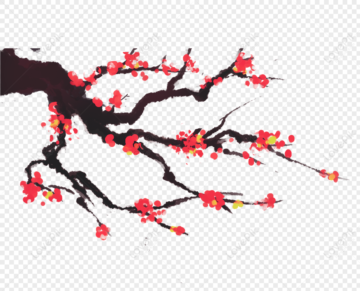 Plum Blossom Branch PNG Transparent And Clipart Image For Free Download ...