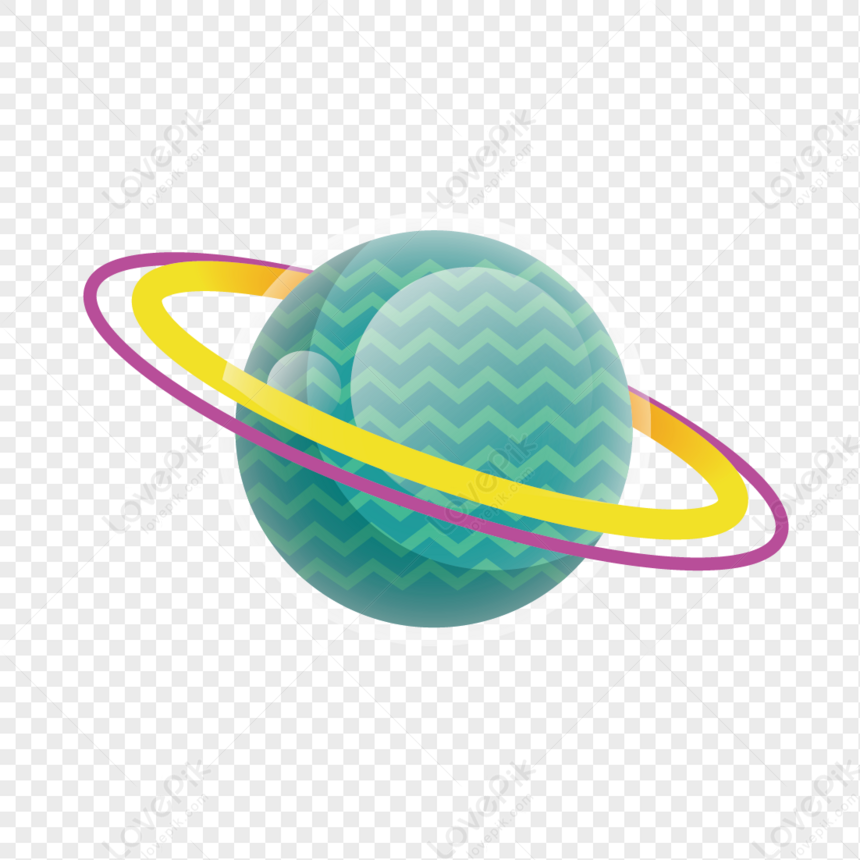 Star, Emerald Green, Planet Saturn, Colorful Pink PNG Transparent ...