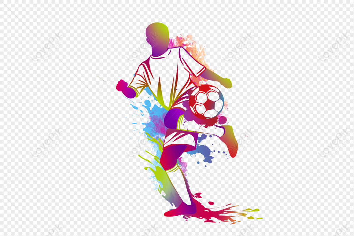 Colorful Football, Cartoon Colorful, Abstract Colorful, Ball Soccer ...