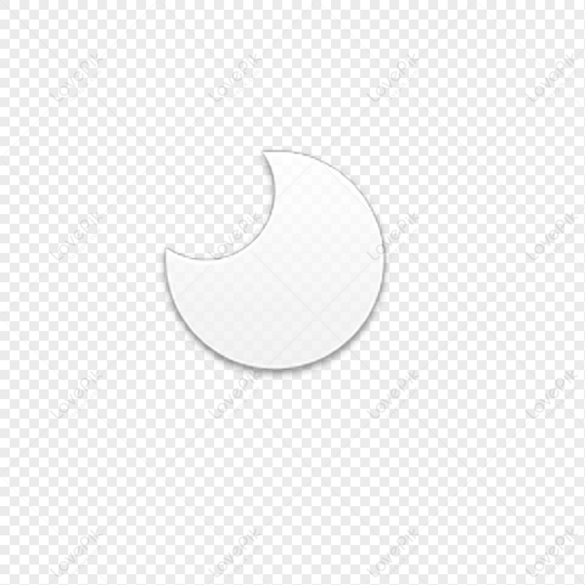 Moon Icon transparent background PNG cliparts free download