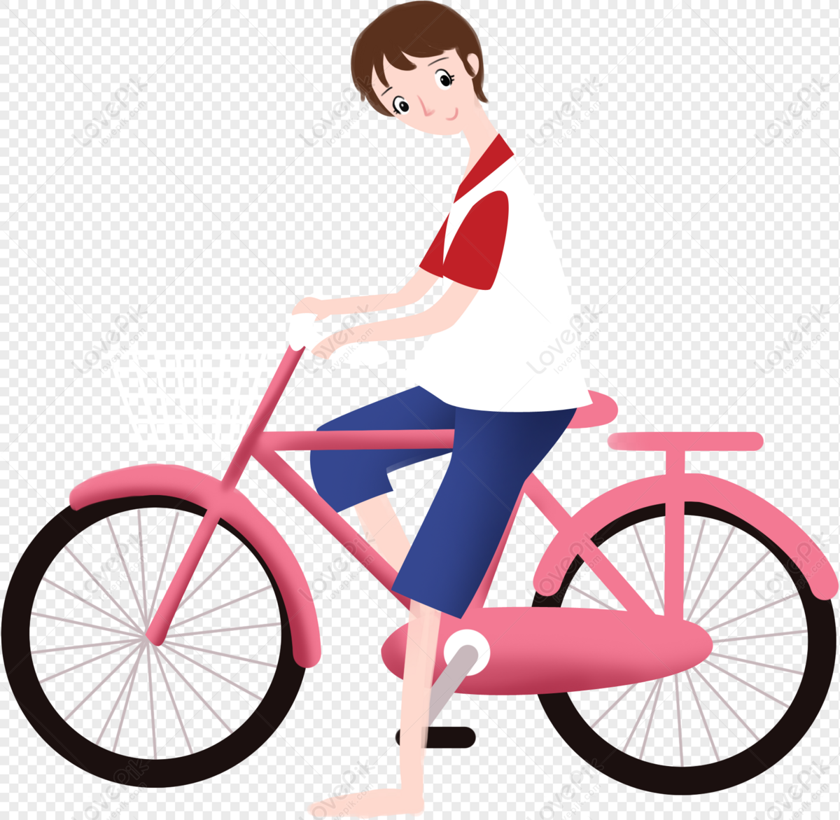 montar en bicicleta clipart fish