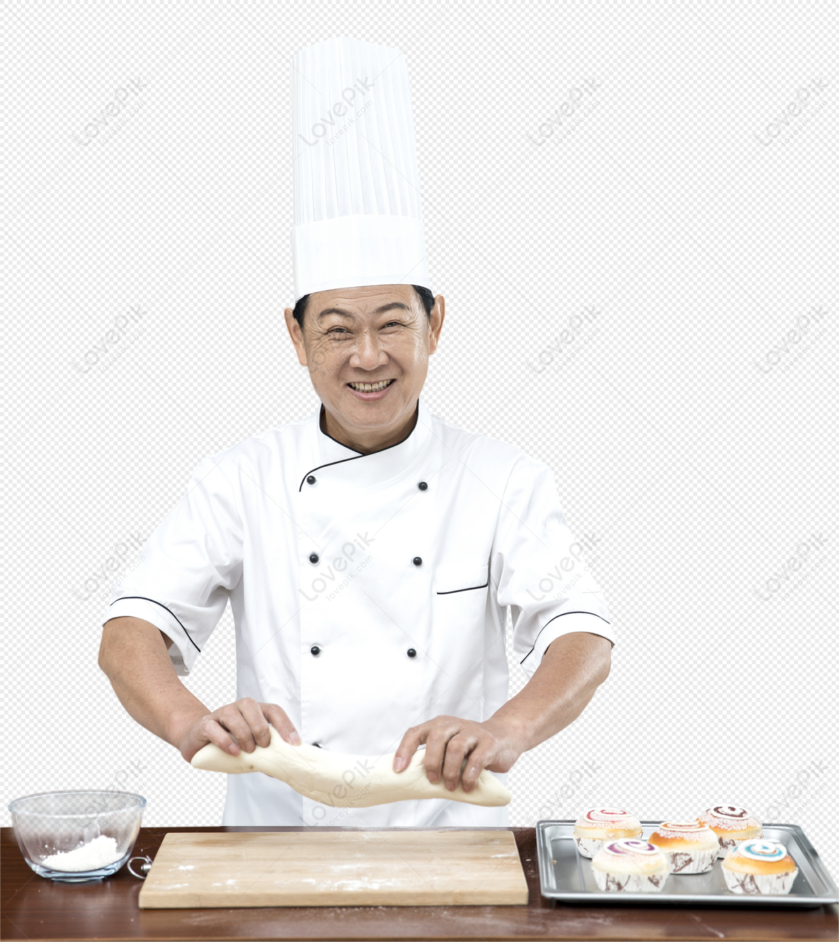 Hình ảnh Đầu Bếp Lò Nướng Bánh PNG Miễn Phí Tải Về - Lovepik