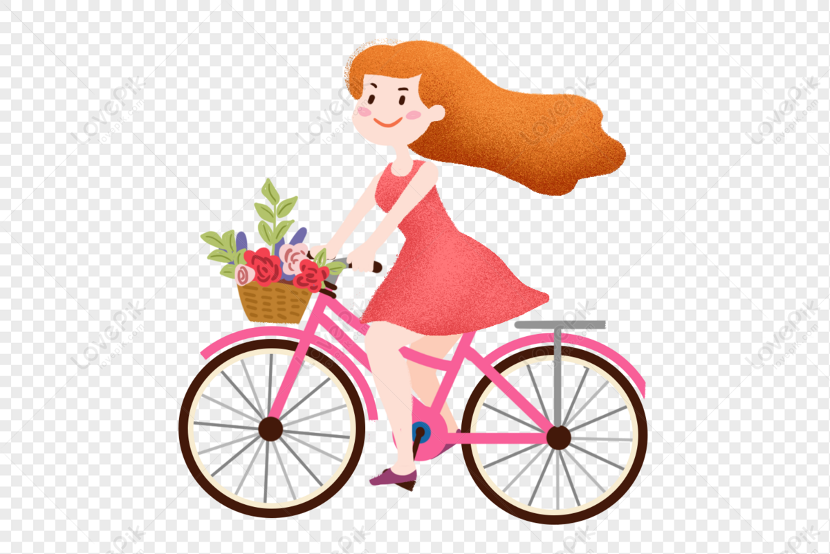 Cycling Girl PNG Hd Transparent Image And Clipart Image For Free Download -  Lovepik | 400401714