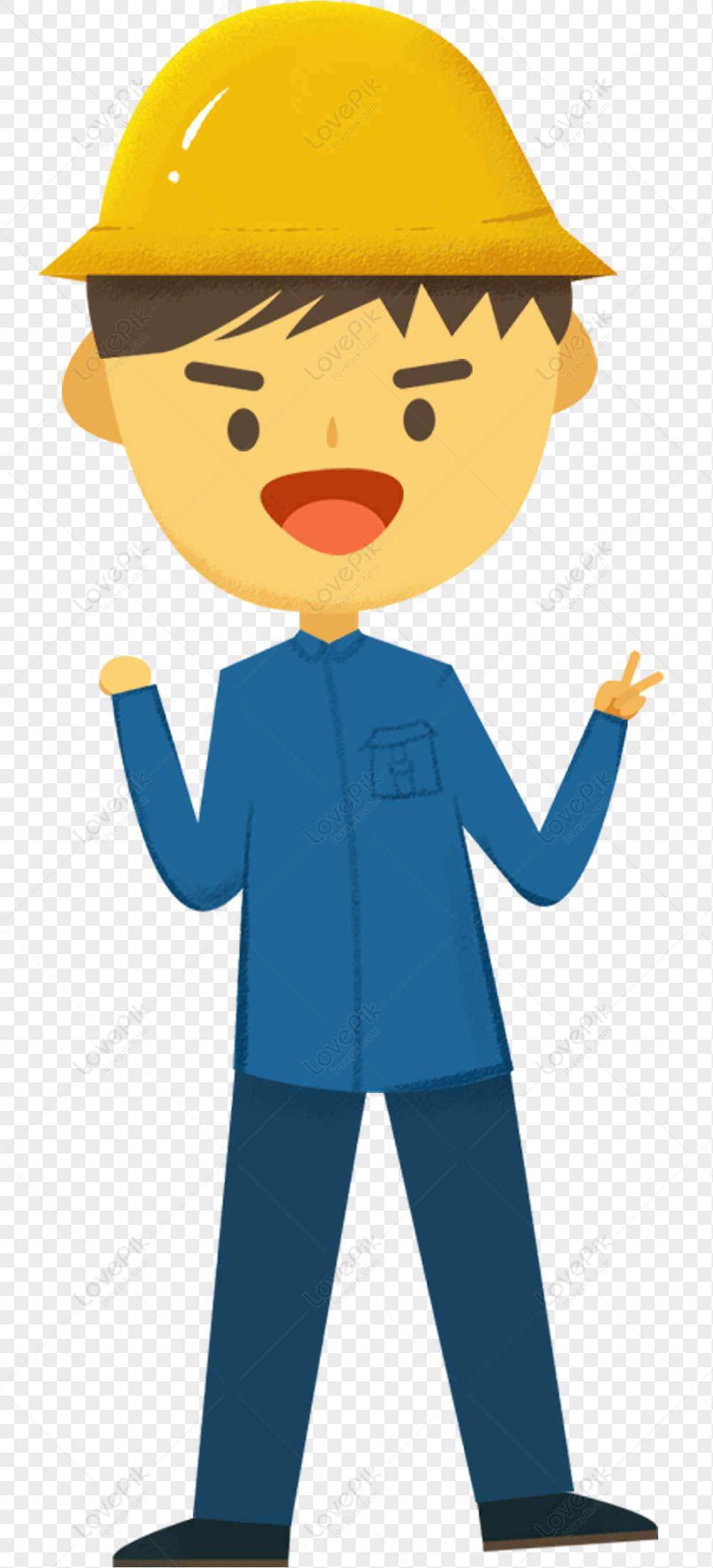 Workers Wear Safety Helmets PNG Picture And Clipart Image For Free Download  - Lovepik | 400357005