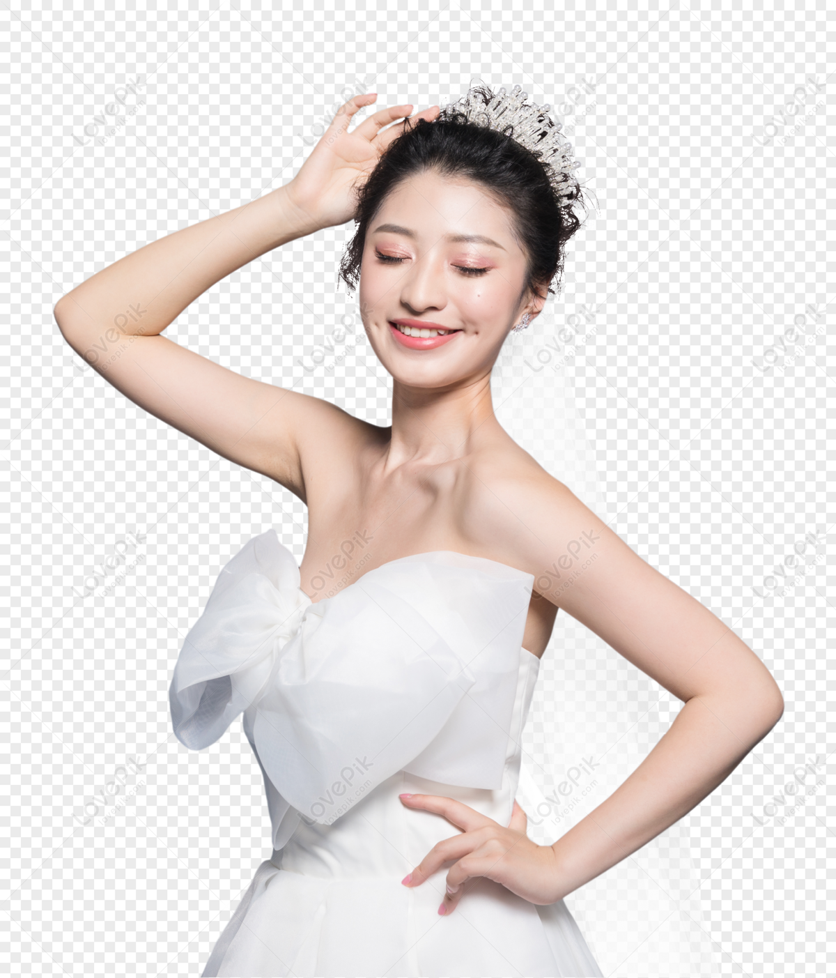 Bridal Bride Half Body Photo PNG Hd Transparent Image And Clipart Image ...