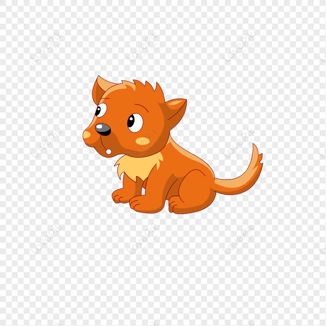 sick puppy clipart png