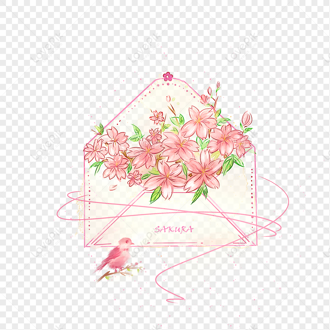 Red envelope with shining heart. Love message. Symbol of Valentine's day.  Giving love mail. Illustration for design isolated on transparent  background. 17421104 PNG