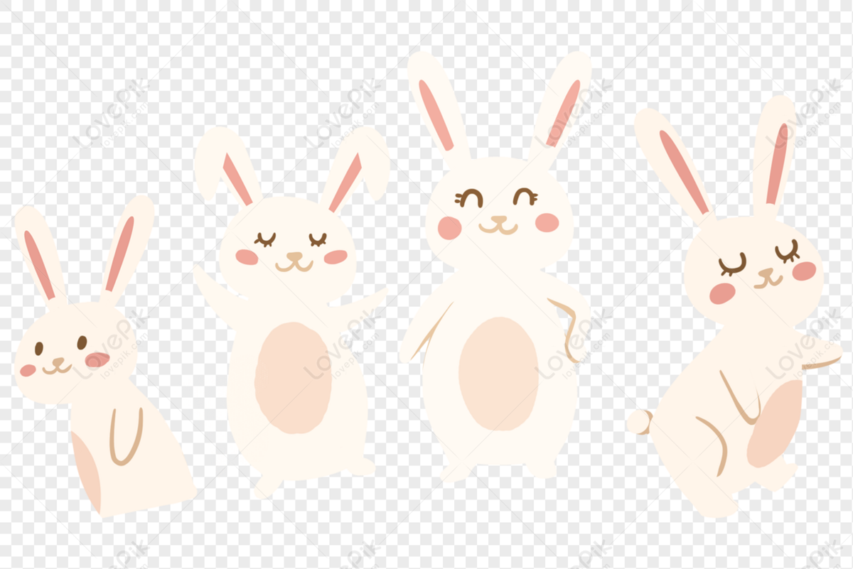 A Lovely Rabbit PNG Hd Transparent Image And Clipart Image For Free  Download - Lovepik | 400532634