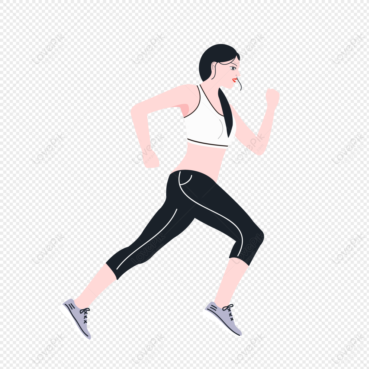 Mujer Corriendo PNG Imágenes Gratis - Lovepik