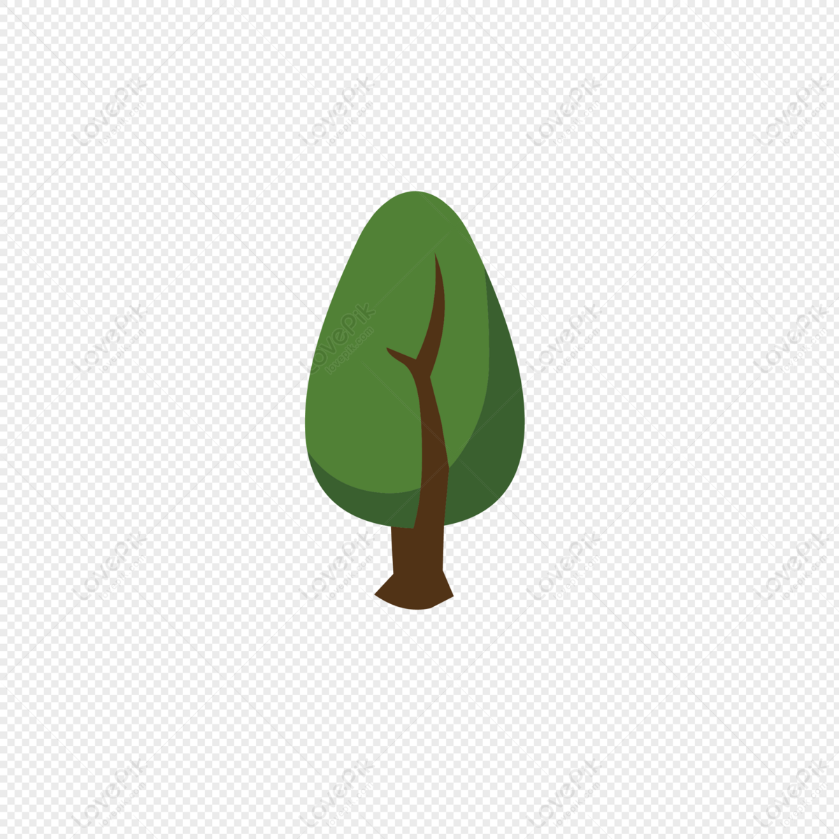 Small Tree, Tree White, Dark Tree, Cartoon Tree Png White Transparent 