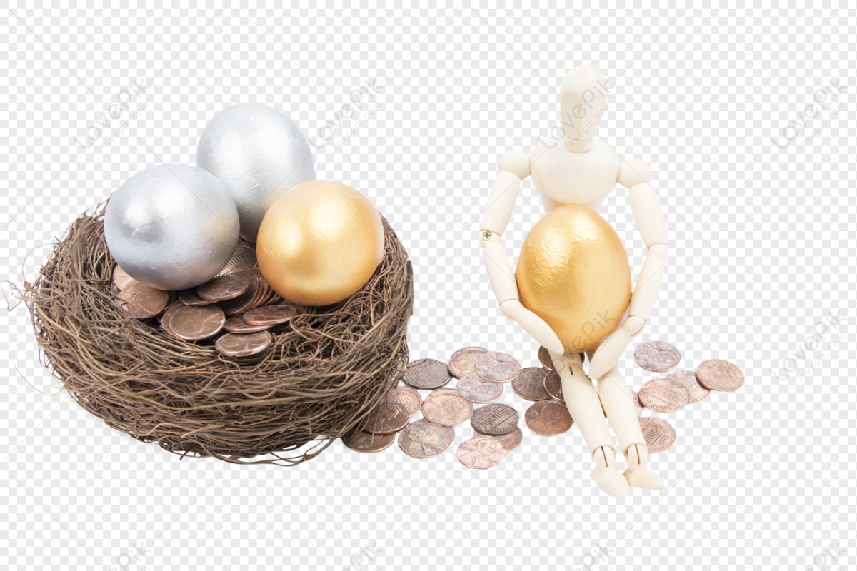 Golden Eggs In Birds Nest PNG Transparent And Clipart Image For Free  Download - Lovepik