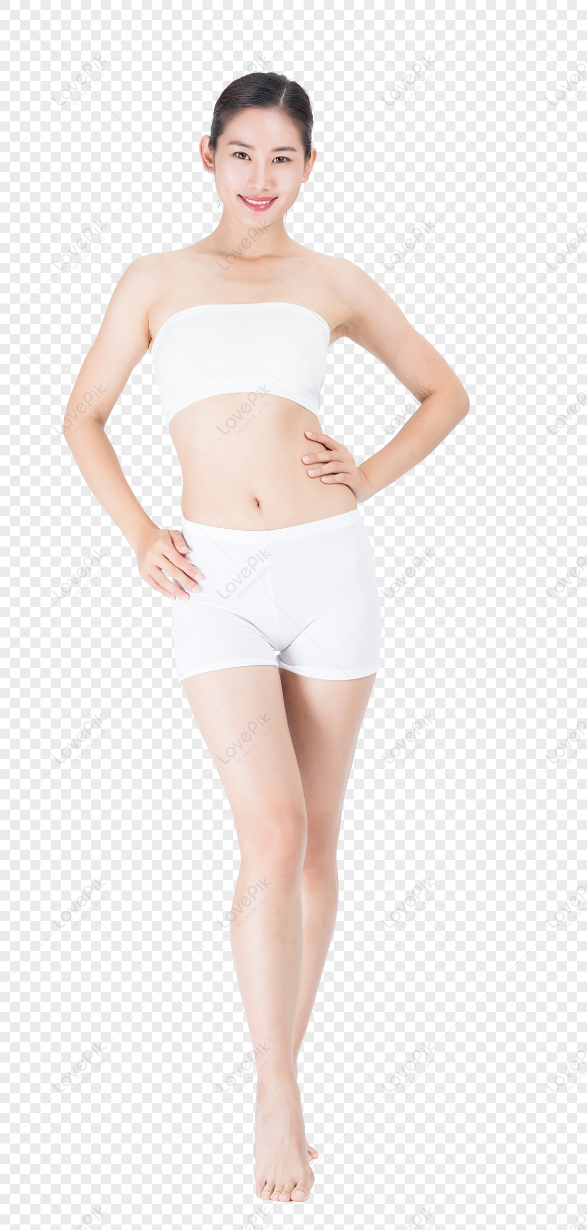 Beauty body and body presentation, white woman, woman young, standing woman png transparent image