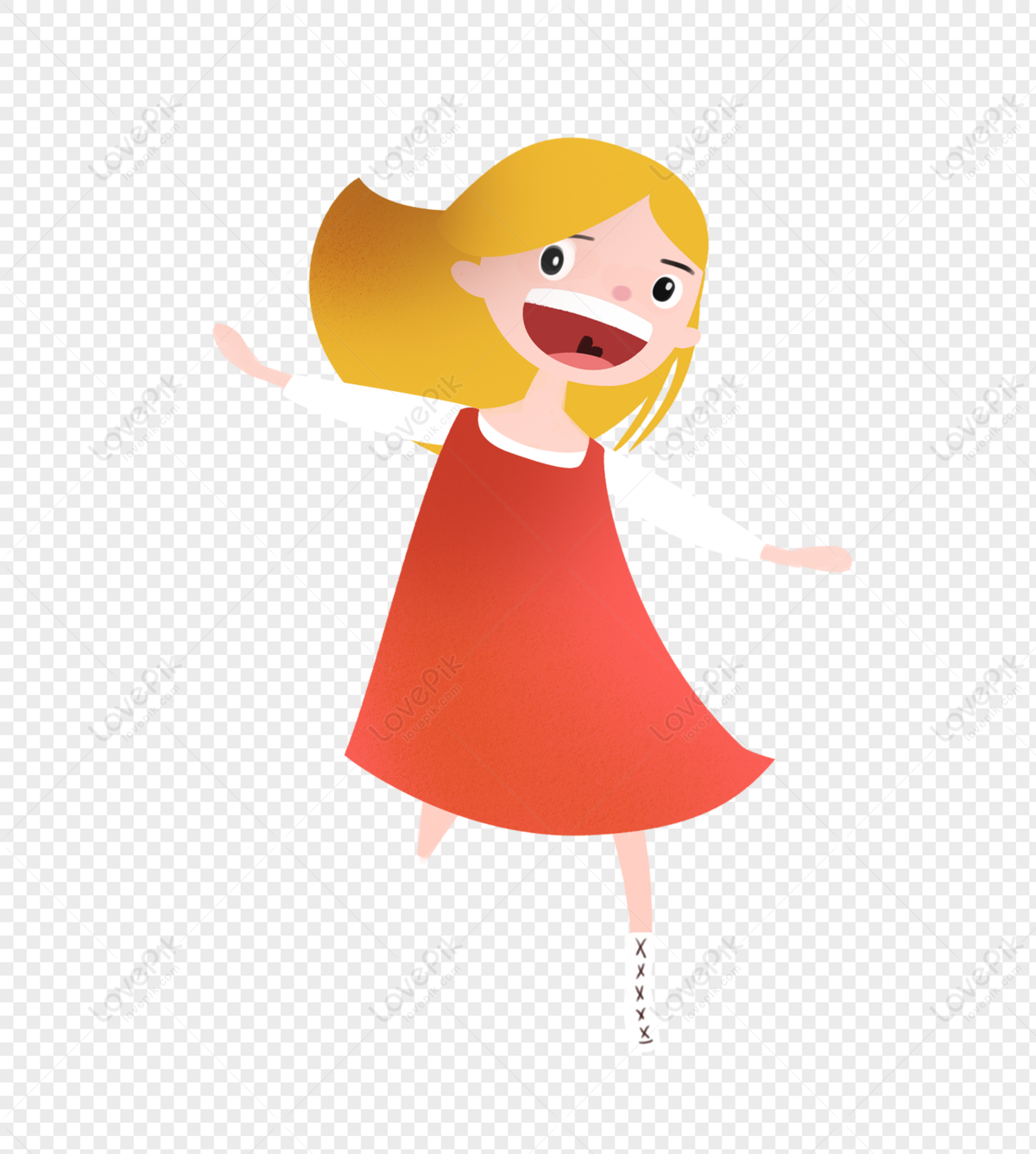 Cartoon Girl Free PNG And Clipart Image For Free Download - Lovepik ...