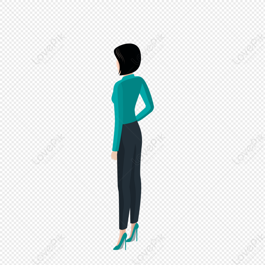 Cute Hand Painted Girl Illustration Image PNG Transparent Image And ...