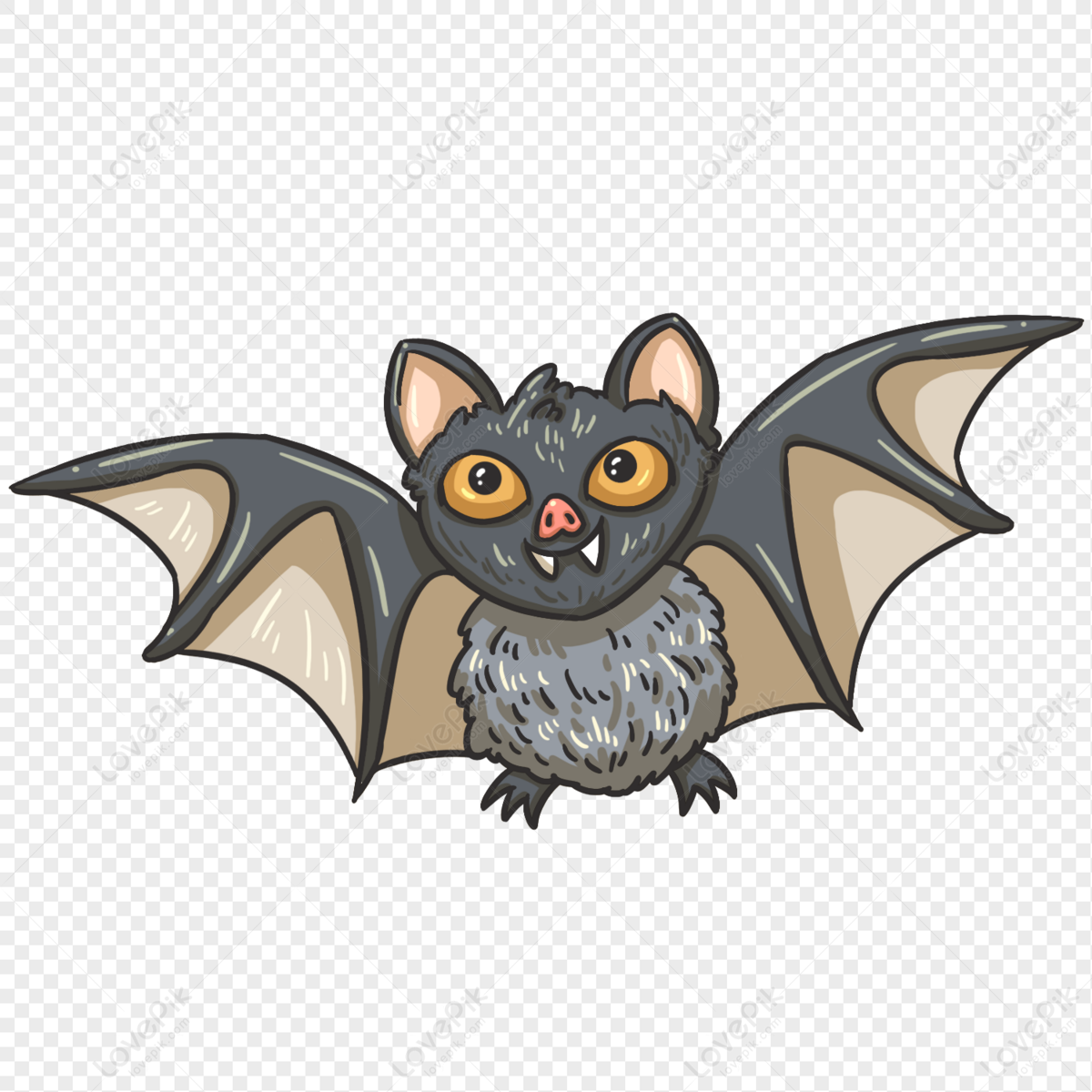 Desenho de Um morcego do Halloween pintado e colorido por Usuário