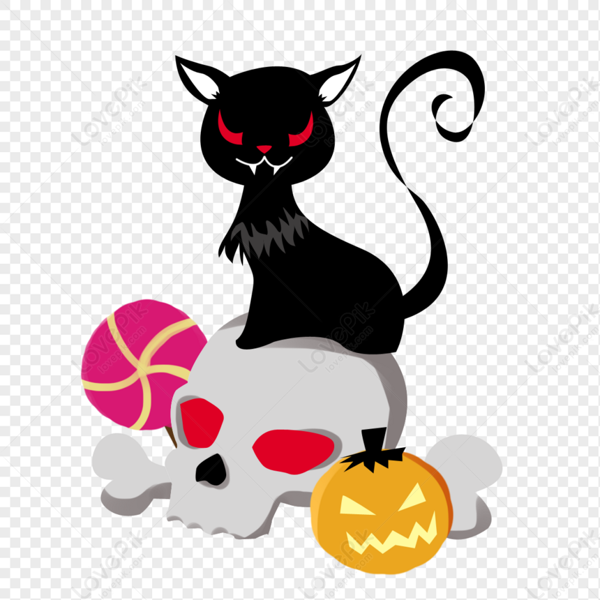 Mão De Halloween Desenhado Gato Preto Desenho Bonito Horror Elem PNG  Imagens Gratuitas Para Download - Lovepik