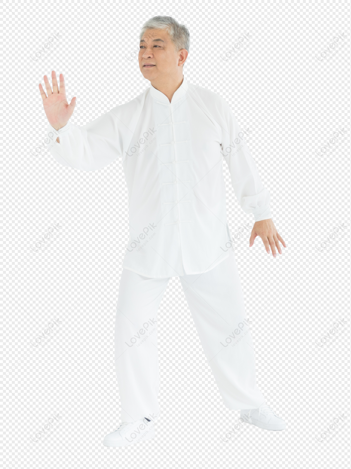 Old Mens Taijiquan Exercise Image PNG Image And Clipart Image For Free ...