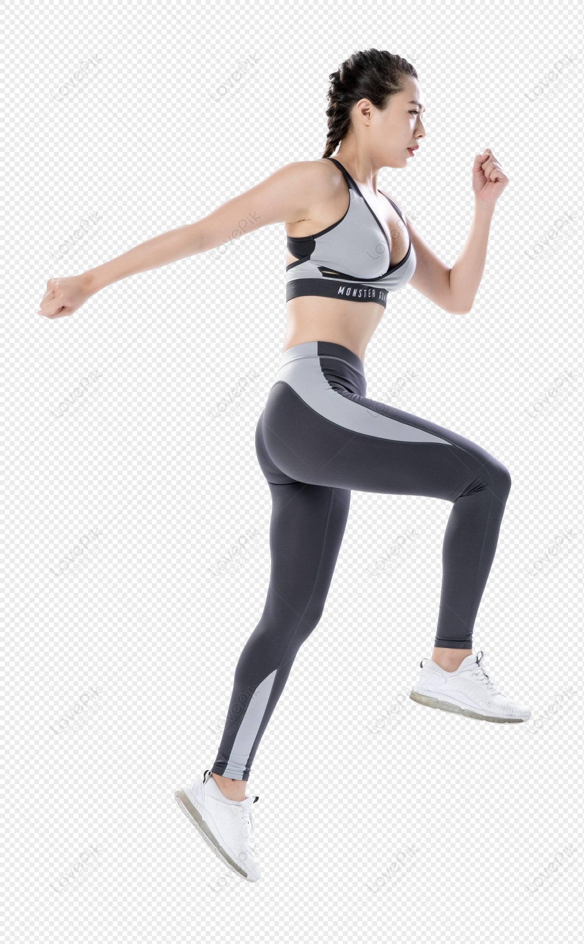Sports And Fitness Women PNG Transparent Background And Clipart