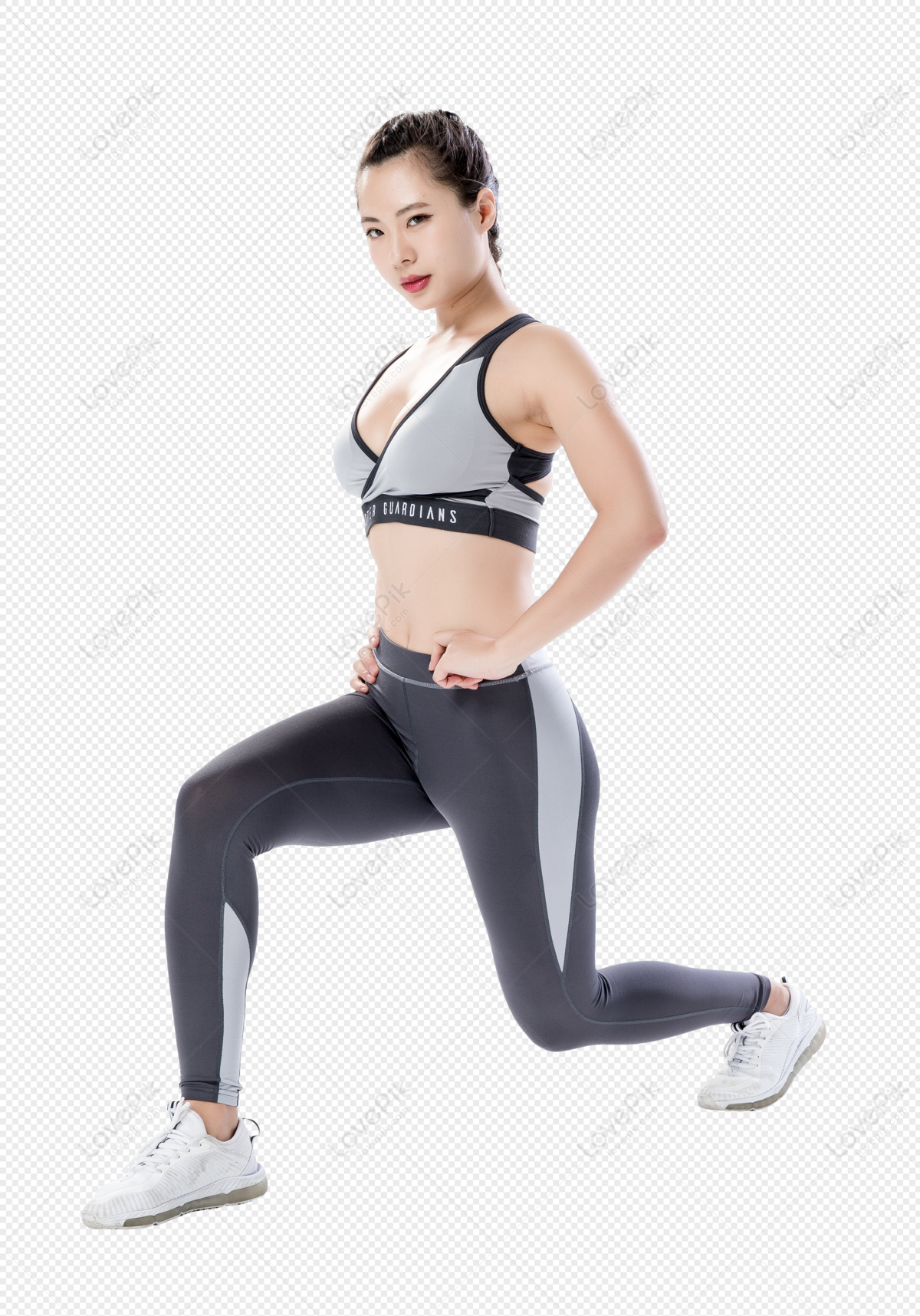 Photo de Femme Fitness, portrait, modèle, vêtements de sport Graphique  images free download - Lovepik