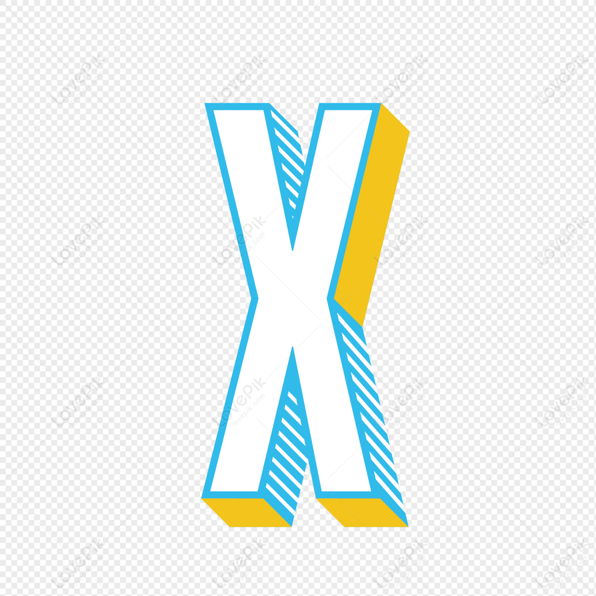 字母x字體3d, 三維字母, 三維字母表, 三維文字向量素材圖案，PSD和PNG圖片免費下載