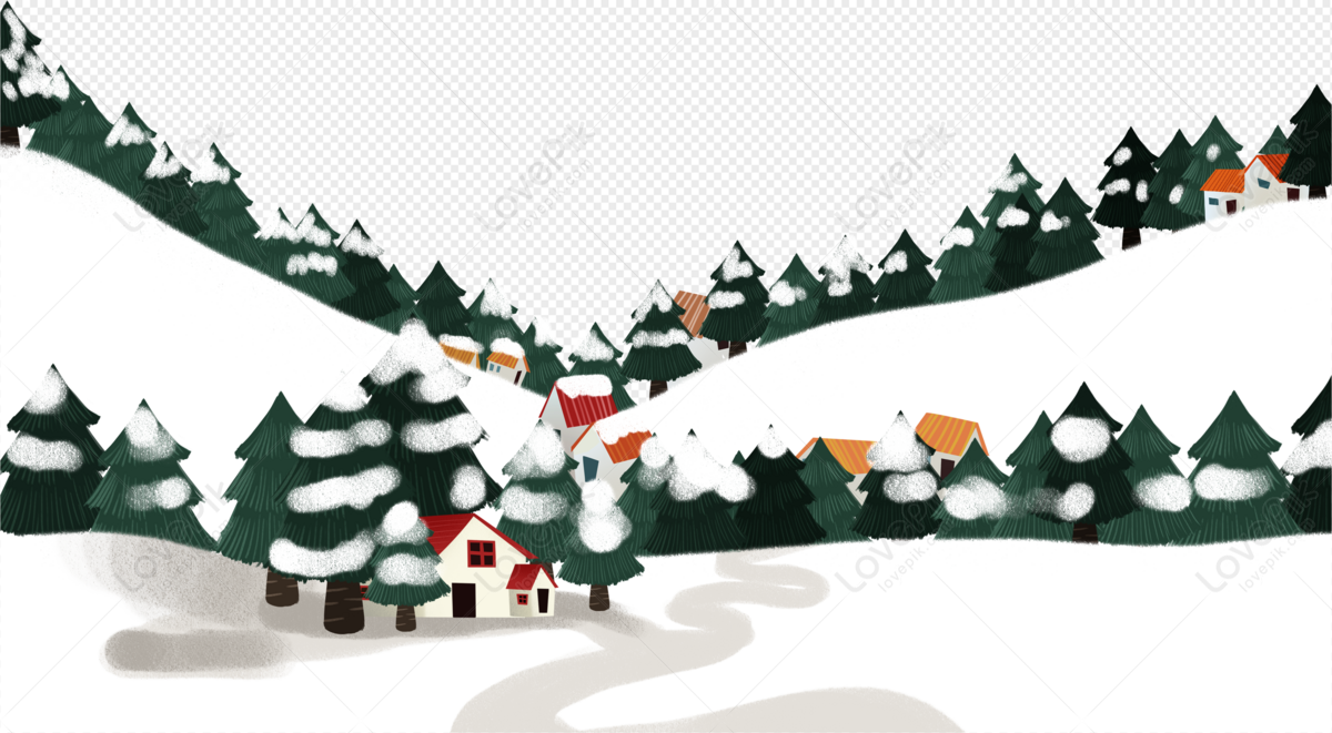 Winter Scenery Png Transparent Image And Clipart Image For Free 