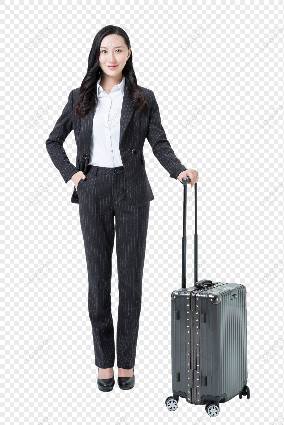femme prépare une valise de voyage à la maison. femme excitée essayant de  fermer une valise pleine. 11137615 Photo de stock chez Vecteezy