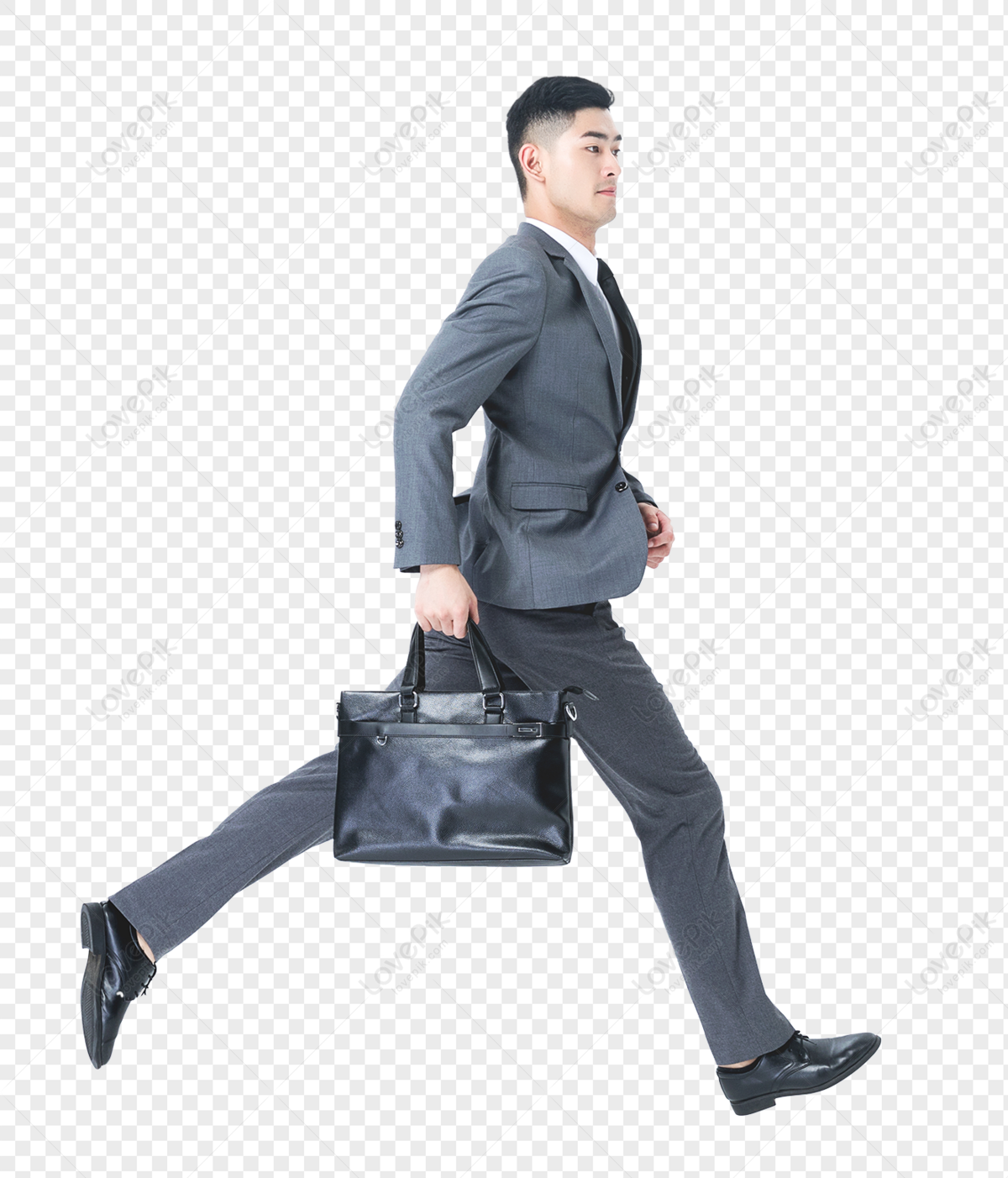 Commercial Male Jumping Exaggeration Free PNG And Clipart Image For ...