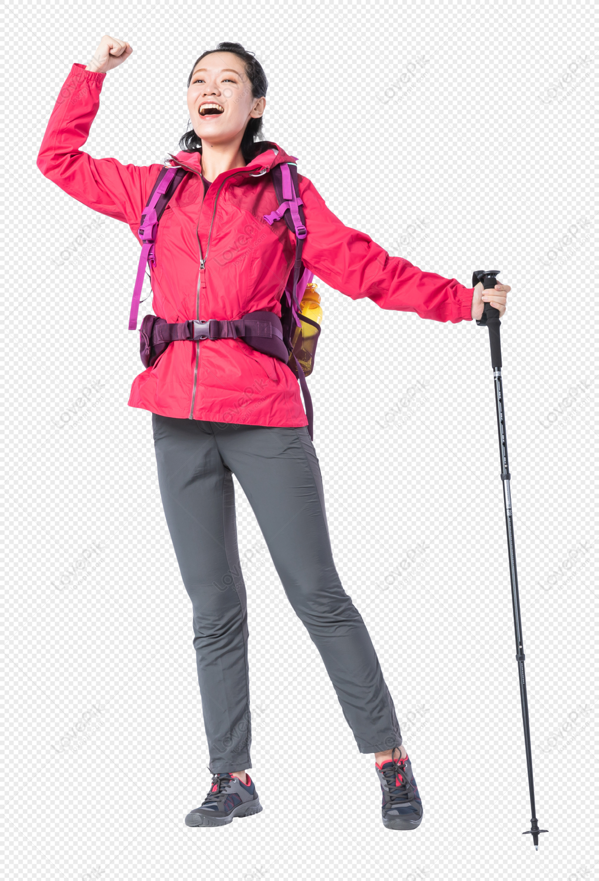 Hiking Young Women PNG Transparent Image And Clipart Image For Free ...