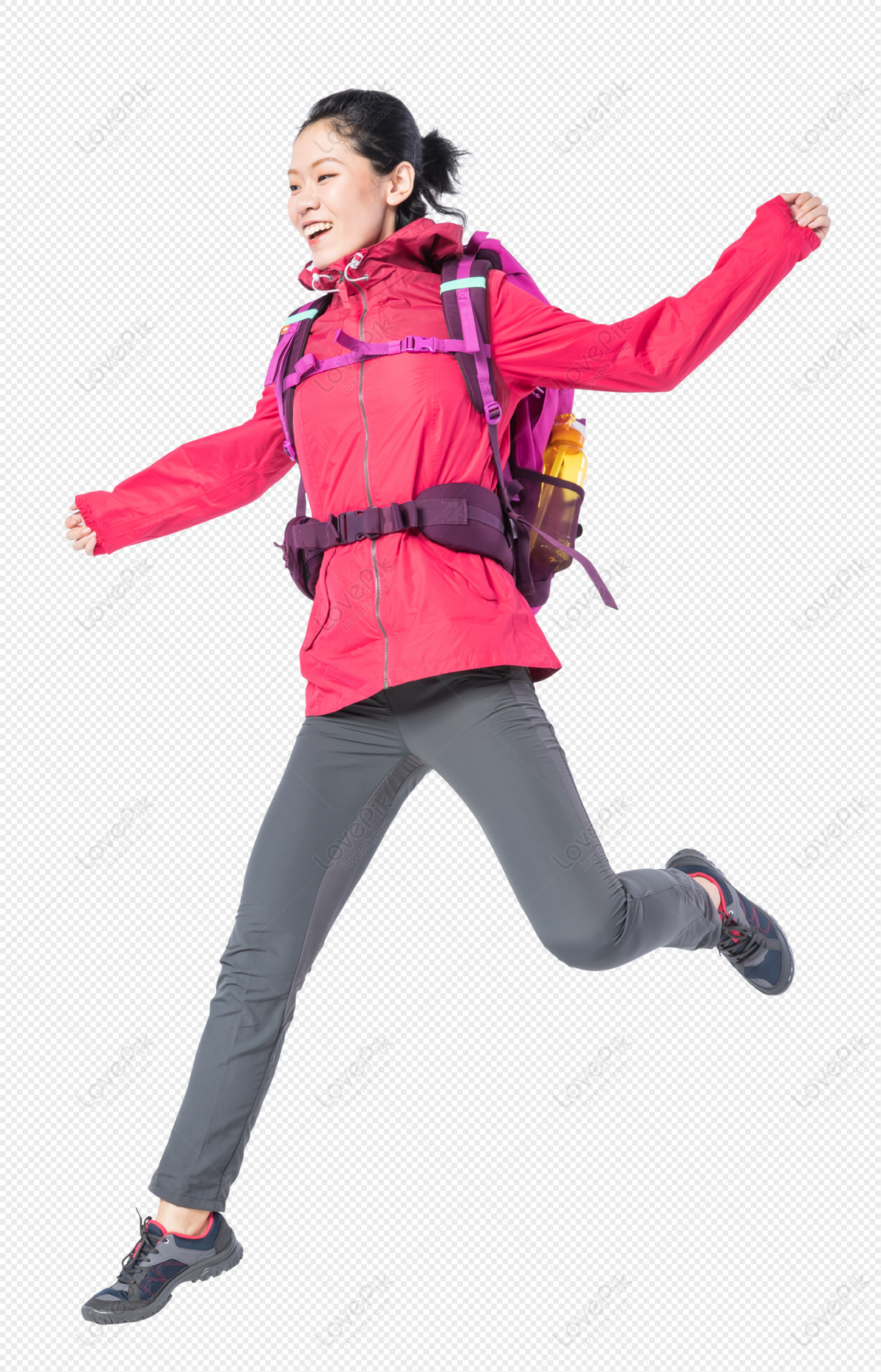 Hiking Young Women PNG Free Download And Clipart Image For Free ...