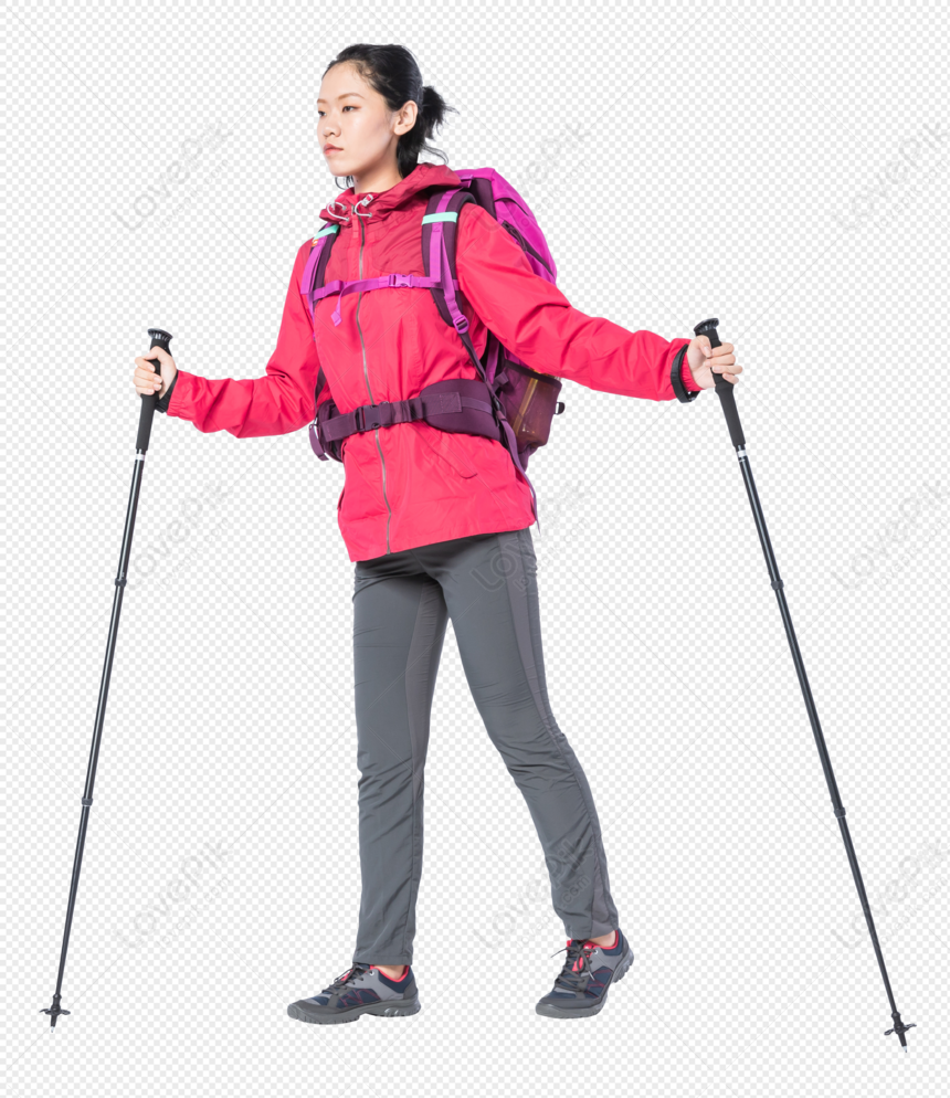 Hiking Young Women PNG Transparent Image And Clipart Image For Free ...