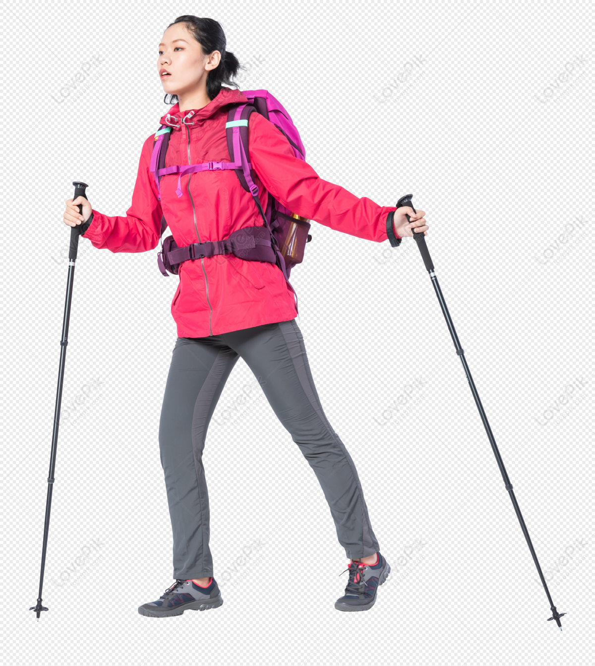 Hiking Young Women PNG Image And Clipart Image For Free Download ...