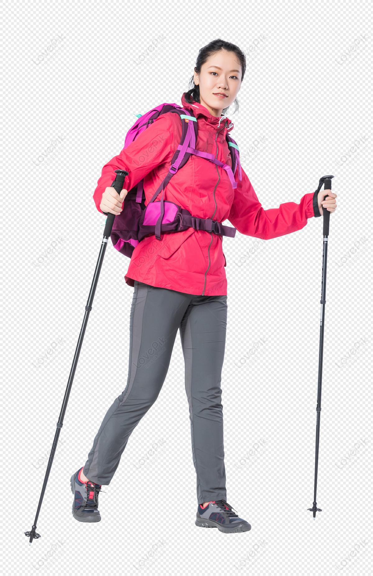 Hiking Young Women PNG Hd Transparent Image And Clipart Image For Free ...