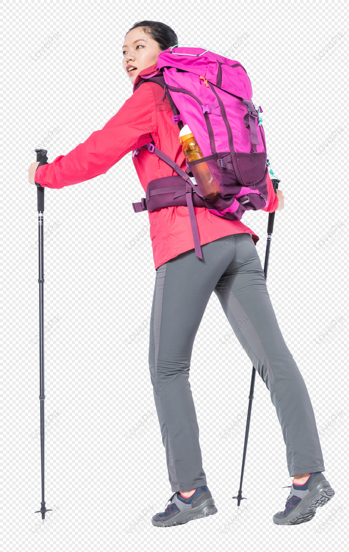 Hiking Young Women PNG Hd Transparent Image And Clipart Image For Free ...