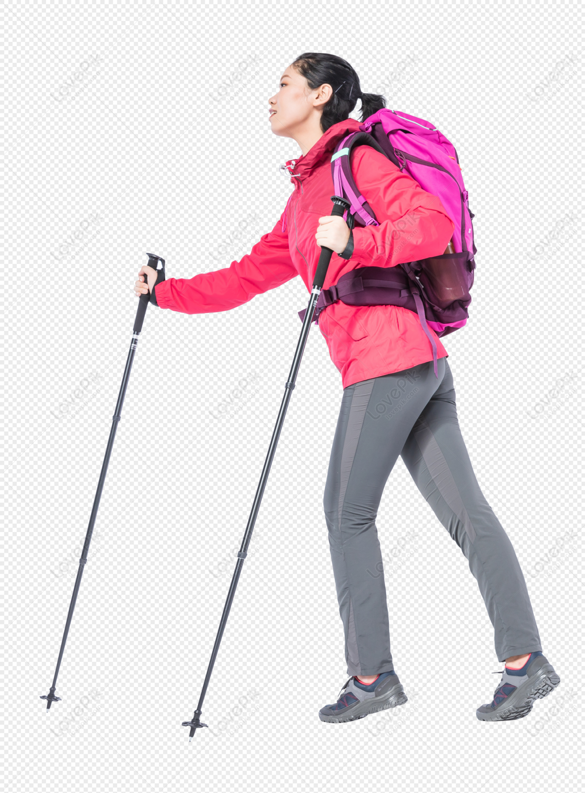 Hiking Young Women PNG Picture And Clipart Image For Free Download ...