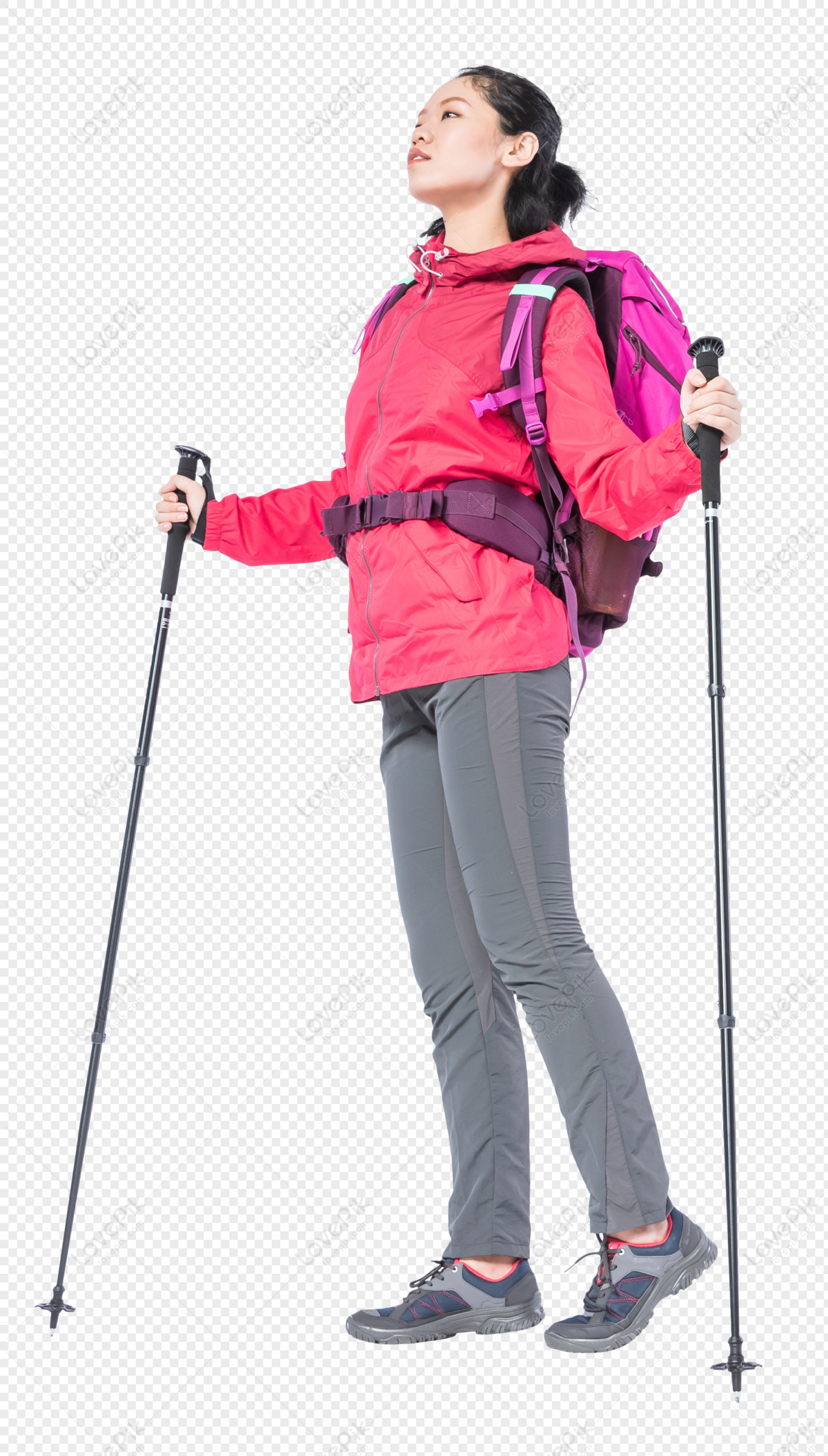 Hiking Young Women PNG Image And Clipart Image For Free Download ...