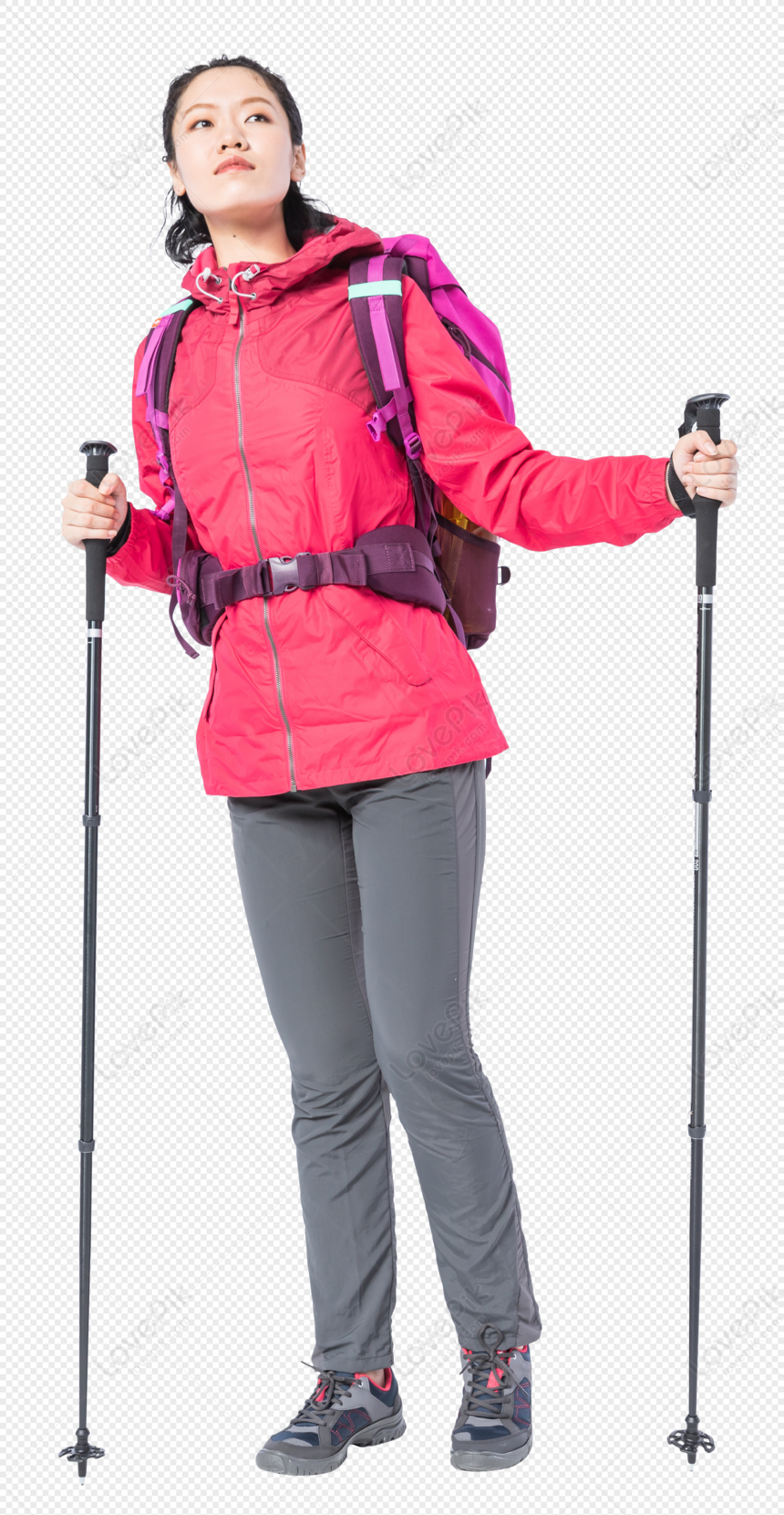 Hiking Young Women, Girl Hiking, Mountain, Hiking Young Women PNG ...