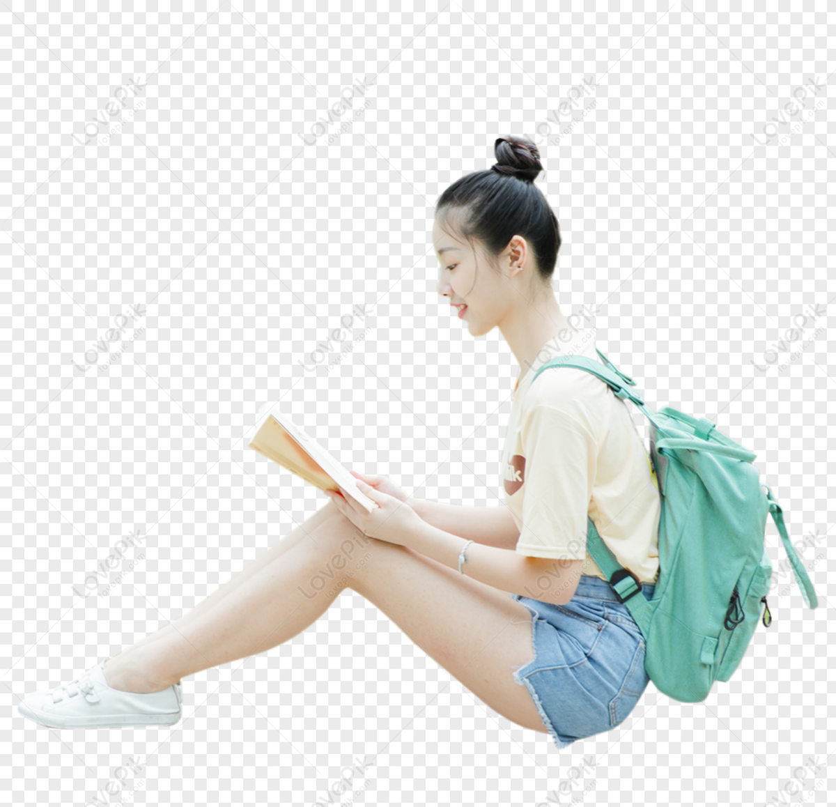 Вид сбоку девушка сидит на полу и читает книгу изображениеФото номер 400899277png Формат 2020