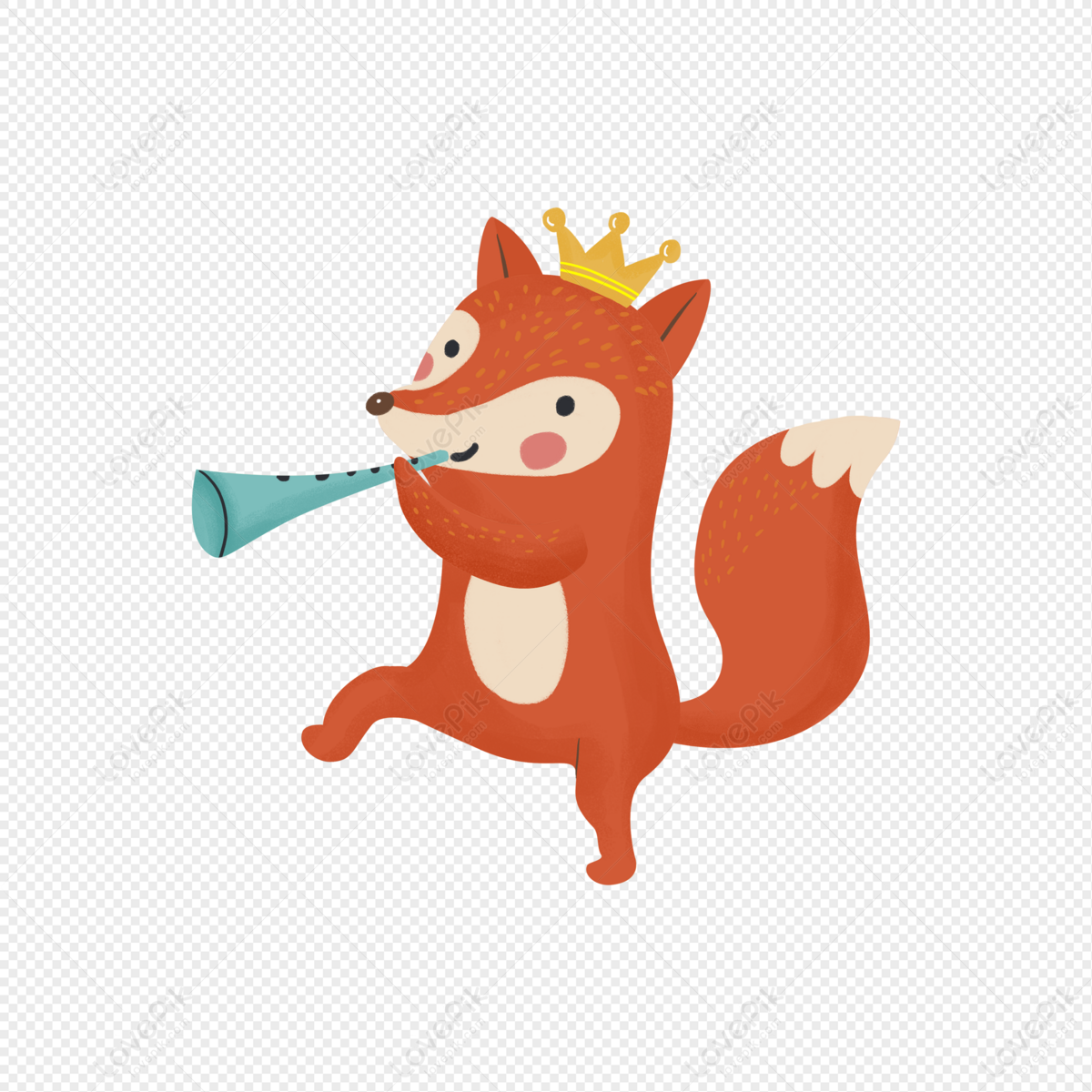 A Blowing Fox PNG Transparent And Clipart Image For Free Download ...