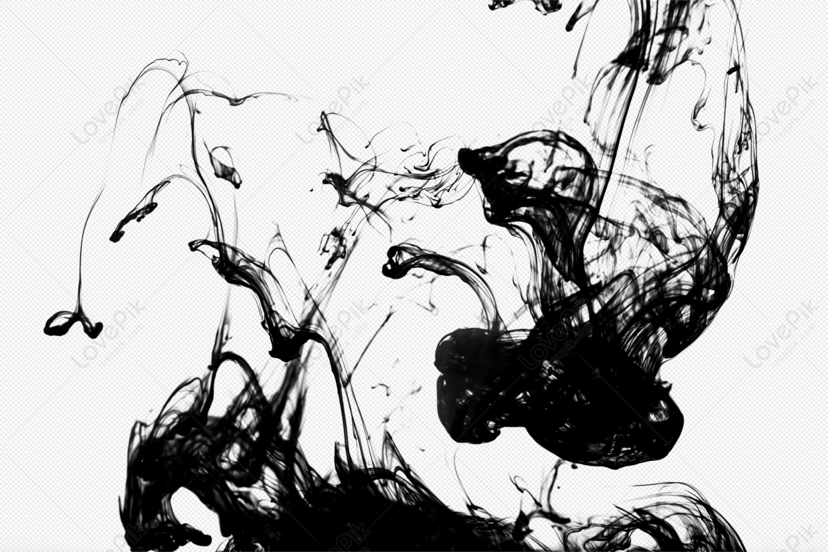 Abstraction Of Ink And Wash PNG Free Download And Clipart Image For ...